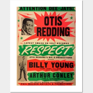 SOUL CONCERT OTIS REDDING RESPECT Posters and Art